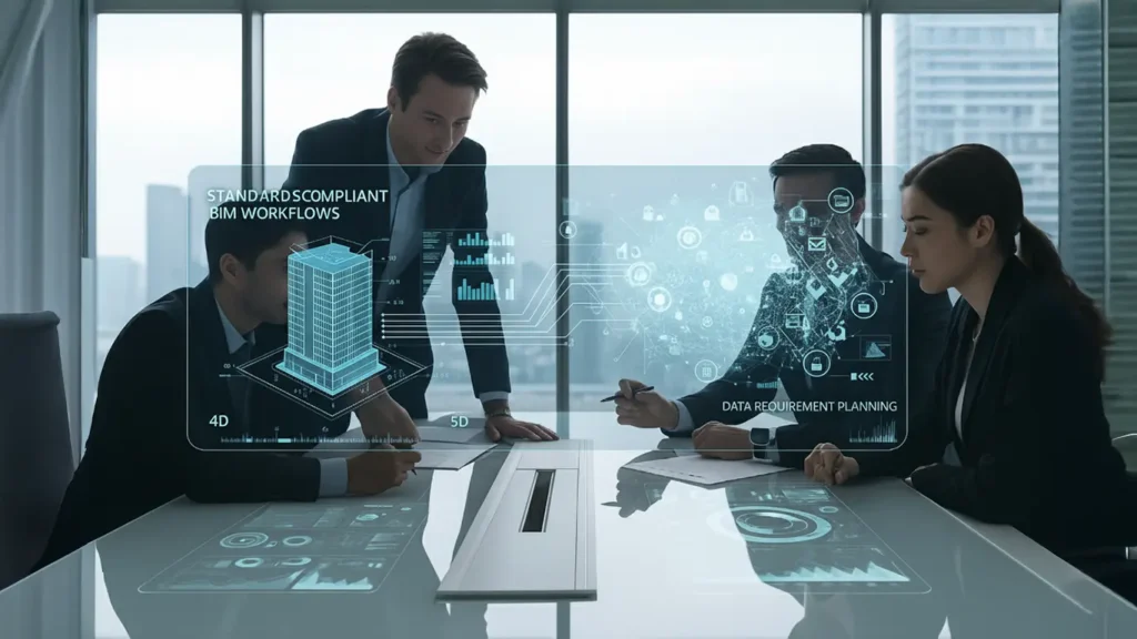 Data Requirement Planning for Standards-Compliant 4D/5D BIM Workflows
